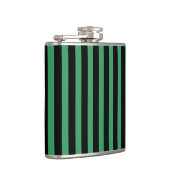 Flasques Bandes de bonbons vert et noir (Droite)