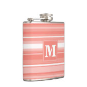 Flasques Bandes de corail monogramme (Droite)