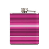 Flasques Bandes de monogramme fuchsia (Dos)