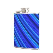 Flasques Bandes diagonales bleues (Gauche)