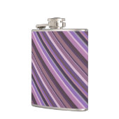 Flasques Bandes diagonales mauves (Gauche)