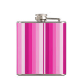 Flasques Bandes d'ombre rose chaud (Dos)