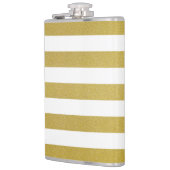 Flasques Bandes d'or, Blancs, Motif rayé (Gauche)