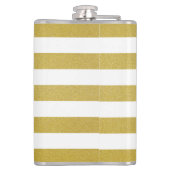 Flasques Bandes d'or, Blancs, Motif rayé (Dos)