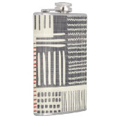 Flasques Bandes géométriques dessinées à la main, motif san (Droite)