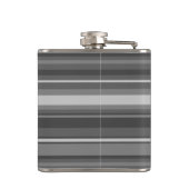 Flasques Bandes gris monogramme (Dos)