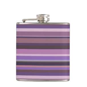 Flasques Bandes horizontales mauves