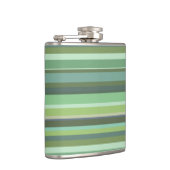 Flasques Bandes horizontales vert olive (Droite)
