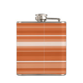 Flasques Bandes orange monogrammes (Dos)