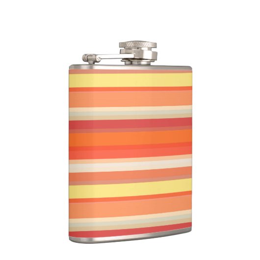 Flasques Bandes rouges mignonnes orange (Droite)