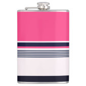 Flasques Bandes Uniformes roses (Devant)