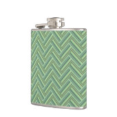 Flasques Bandes vert olive double tissage (Gauche)