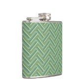 Flasques Bandes vert olive double tissage (Droite)