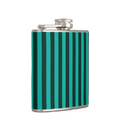 Flasques Bandes verticales turquoise Peacock (Droite)