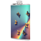 Flasques Bannière Arrière - plan de papillons (Gauche)