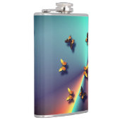 Flasques Bannière Arrière - plan de papillons (Droite)