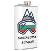 Flasques Bansko Ski Snowboard Resort Mug (Droite)