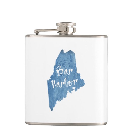 Flasques Bar Harbour Maine Wood Grain (Devant)