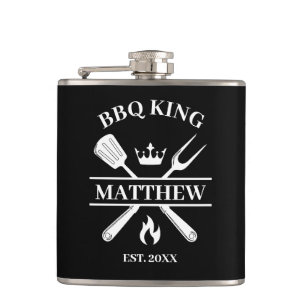 Flasques Barbecue BBQ King Personnalisé