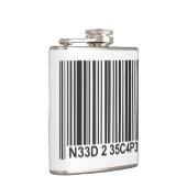 Flasques Barcode Leetspeak - Besoin d'échapper (Droite)