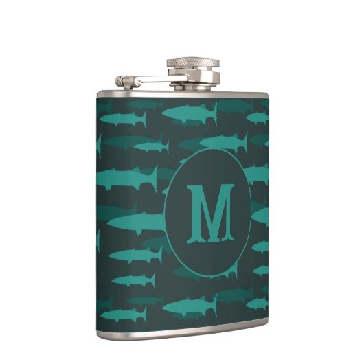 Flasques Barracuda Cool Monogrammé (Droite)