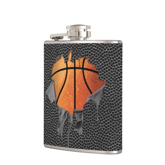 Flasques Basket-ball déchiré (texturé) (Gauche)