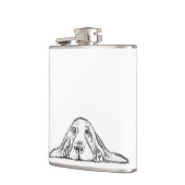 Flasques basset blanc (Gauche)