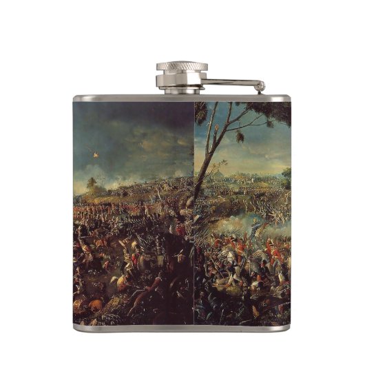 Flasques Bataille de waterloo par William Sadler (Dos)