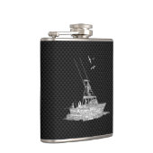 Flasques Bateau de pêche de Marlin de chrome sur la copie (Droite)