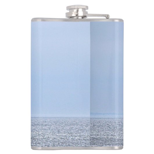 Flasques Bateau de pêche nautique Ciel bleu (Dos)