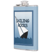 Flasques Bateau Voilier Rocks Funny Flask (Gauche)