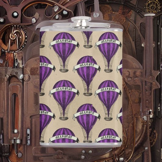 Flasques Bateaux Purple Steampunk