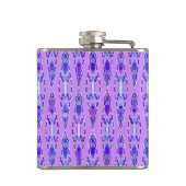 Flasques Batik Tribal - Lilas, Bleu et Violet (Dos)
