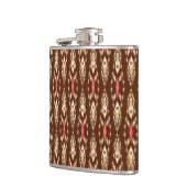 Flasques Batik Tribal - Marron, Brun et Corail (Gauche)