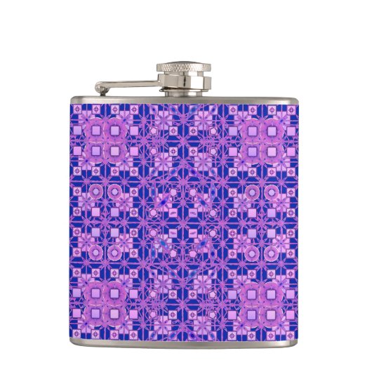 Flasques Batik tribal - nuances de pourpre (Devant)