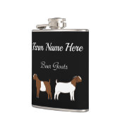 Flasques Batterie de chèvres Boer personnalisée Noir (Gauche)