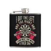 Flasques Battez-Vous Avec Les Deux Mains Dart Player Flask  (Devant)