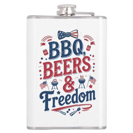 Flasques BBQ, Beers & Freedom – Retro 4th of July Vibes (Dos)