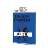 Flasques BBQ KING Texte modifiable (Gauche)