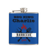 Flasques BBQ KING Texte modifiable (Devant)