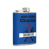 Flasques BBQ KING Texte modifiable (Droite)