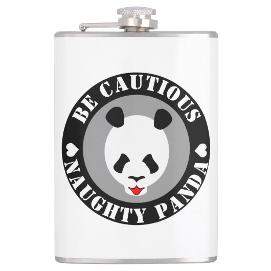 Flasques Be cautious Naught Panda (Devant)