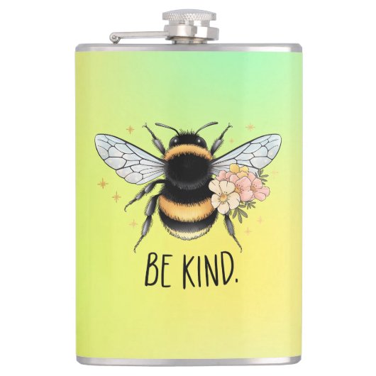 Flasques Be Kind Honey Bee Clipart-57650 (Devant)