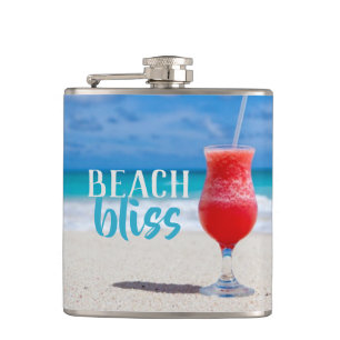 Flasques Beach Bliss Tropical Cocktail Sandy Beach
