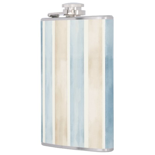Flasques Beach Blue Cream Stripes (Gauche)