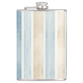 Flasques Beach Blue Cream Stripes (Devant)