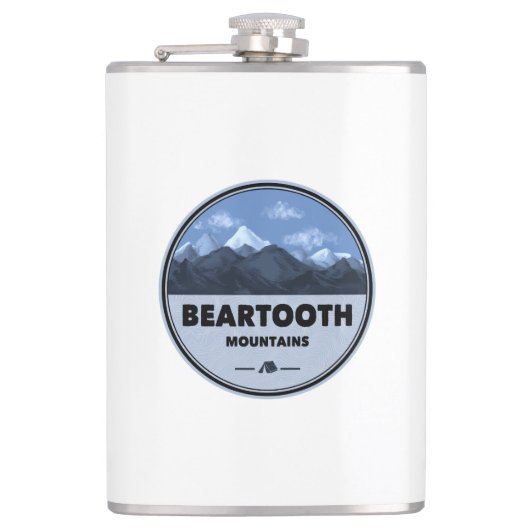 Flasques Beartooth Mountains Montana Wyoming Camping (Devant)
