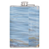 Flasques Beau canard arlequin sur le rocher (Dos)