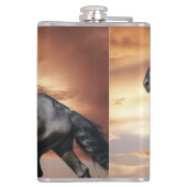 Flasques Beau Cheval Noir (Dos)