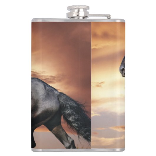 Flasques Beau Cheval Noir (Dos)